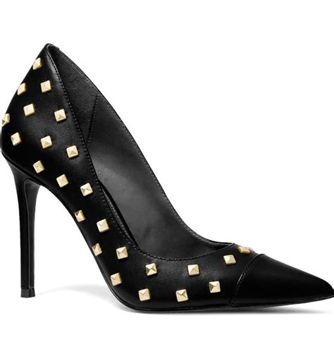 michael kors keke toe cap pump|MICHAEL Michael Kors Keke Cap Toe Leather Pumps.